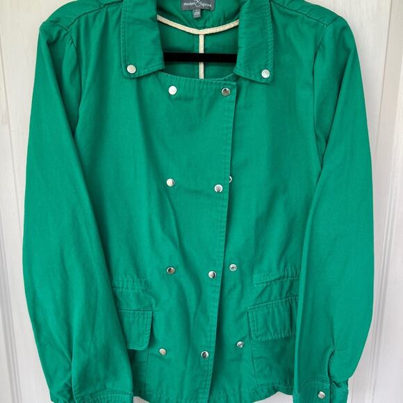 Green Women's Jacket by Market & Spencer | Size L - Picture 1 of 7